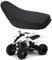 Siège de VTT, Siège de Remplacement de Selle de Selle de VTT 50 Cc/70 Cc/90 Cc/110 Cc Compatible avec le Quad de Véhicule à 4 Roues de Tigre Volant Chinois