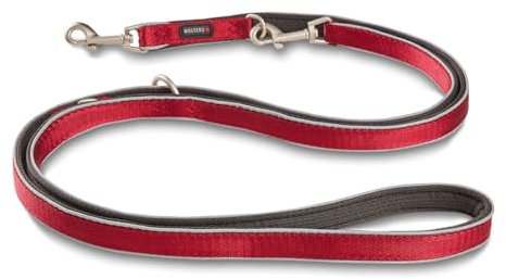 Wolters Führleine Active Pro Comfort, Größe:200 cm x 30 mm, Farbe:rot/anthrazit