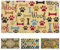 LUA VIKA Coir Doormat - Bones - 40x70 cm - Outdoor Door mat - Front Door mat outside - Doormats outside