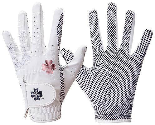 ThreeH 1 Paar Damen-Golfhandschuhe rutschfeste Handschuhe Allwetter-Griff Atmungsaktiv Leichtes Design für Outdoor-Sportarten