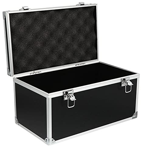 Werkzeugkasten aus Aluminium, harter Werkzeugkasten, Aktentasche, tragbare Aufbewahrung, Werkzeugkasten, Tragetasche, PC-Kamera, Ausrüstung, Organizer, Truhe mit abnehmbarem Schaumstoff, Werkzeugauf