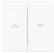 Tecla interruptor persianas Serie Alba de Niessen - Blanco Mate