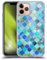 Head Case Designs Officially Licensed Micklyn Le Feuvre Aqua and Gold Moroccan Gel Case [Military Grade Protection] Compatible with Apple iPhone 11 Pro and Compatible with MagSafe