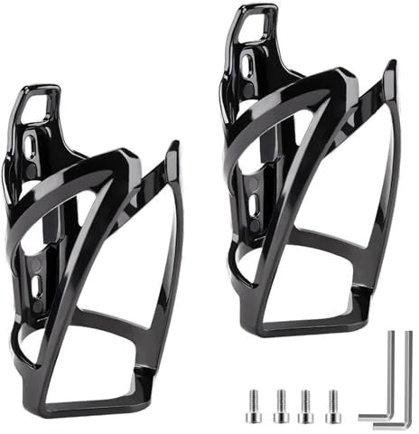 Cisolen 2 Stück Flaschenhalter Fahrrad Getränkehalter Fahrrad Trinkflaschenhalter Fahrrad Leichter Mountainbike Flaschenhalter Sport Wasserflasche für Outdoor Radfahren