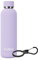 Exllena Insulated Water Bottles 500ml with Clip, Double Wall Vacuum Drinks Bottle Keeps Drinks Cold 24 Hrs/Hot 12 Hrs, Stainless Steel Water Bottle BPA Free (Purple)
