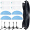 KimSin Accessoires pour Laresar Mars 01 pièces de rechange pour aspirateur robot, brosse rotative + 4 filtres + 4 Chiffon nettoyage + 6 brosses latérales
