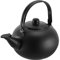 GREENADSCAPE Pot Bouilloire Pour Dessus De Poêle à Bois Passoire Chaudière à Eau Sur La Cuisinière Air Théière Avec Infuseur Bouilloire à Thé Unique Hervir Grille- or Black Acier Inoxydable