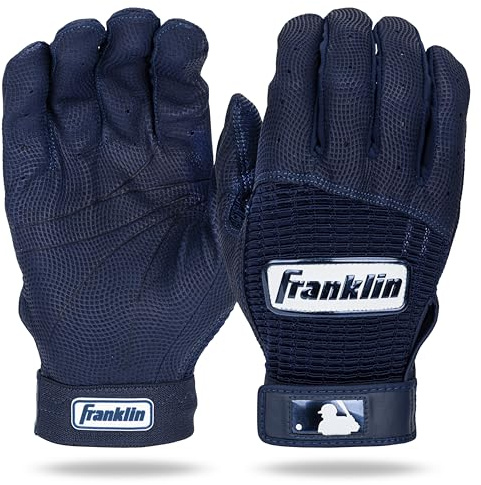 Franklin Sports MLB Pro Classic Baseball Batting Gloves - Adult and Youth Sizes - Premium Pro Grade Quality Leather - Excellent Breathability