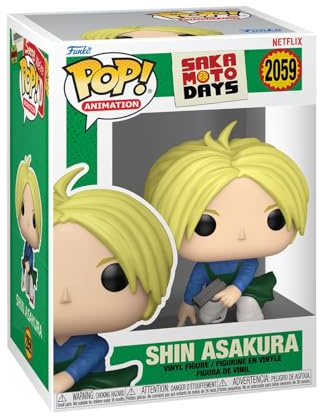 Funko POP! Animation: Sakamoto Days - Shin | Official Anime Merch - Collectable Vinyl Figurine for Shelf Display - Birthday Gift Idea for Fans and Collectors