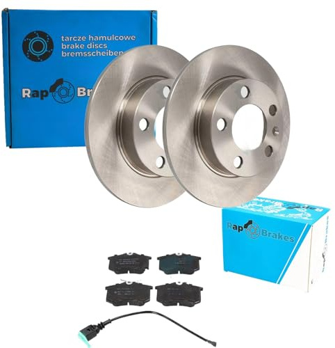 RAP Brakes Bremsenset hinten | R-D0705 + R-P0325 passend für A1 A3 8L Fabia Octavia Leon Ibiza