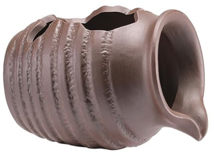 UPKOCH Pot à Eau Courante Bulles d'aquarium cruche à l'eau pour Cascade Décoration de Jardin en céramique Pot de Fleur décoration Aquarium Pot de Fontaine Pot de Paysage Brown