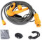 Acunny Kit de douche de camping, douche portable pour le camping, Pommeau de douche de camping Plug And Play, Douchette à main 12V, douchette Mobile à tuyau, nettoyage de lavage de voiture, pompe de
