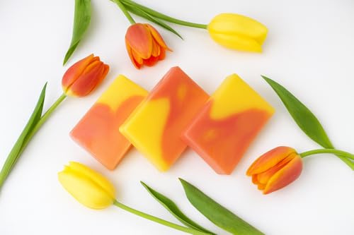Nesbel Seife Tulpe - blumig & frisch | Glycerin-Seife vegan (100 g)