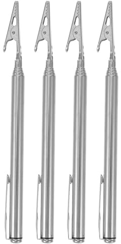 Alipis Lot De 4 Clips D'Alligator Télescopiques Pinces Réglables En Métal 6.18 in Pour Réparation Automobile Climatisation Allumage De Veilleuse Barbecue Et Bricolage
