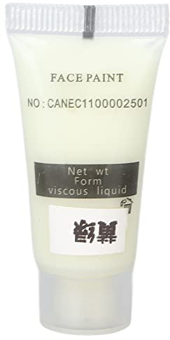 Niiyen Pintura luminosa, creación de arte de resina para el cuerpo y la cara, pintura luminosa brillante para decoración de uñas, 0,4 oz (Amarillo+Verde)