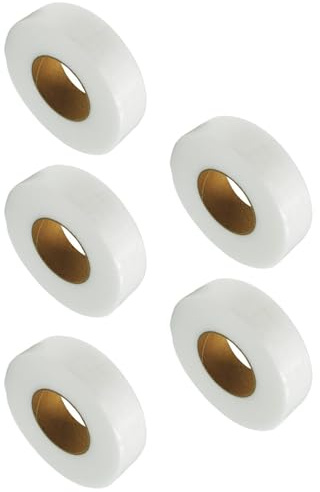 Ancsttu Ruban adhésif tissu | Lot de 5 rouleaux de patch adhésif - Ruban sans 50 mètres x 3 centimètres - Pour Ameublement Meubles Tapis Auvents Housses Robes Pantalons Vestes Canapé
