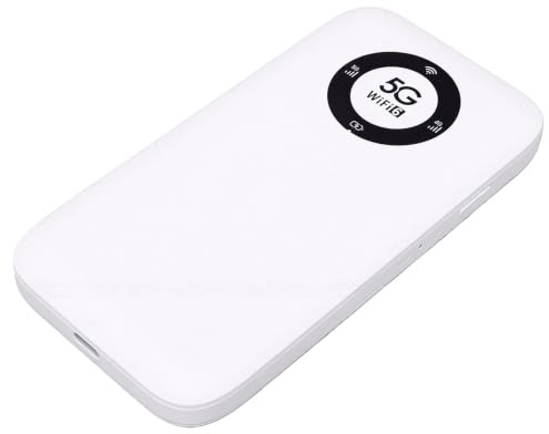TIKATARER Router Hotspot Mobile 5G Portatile, Modem WiFi 6 Dual Band, | Batteria 6000 MAh, velocità Download 2 Gbps, Ricarica Type C, Aggiornamenti Firmware OTA, for Viaggi Internazionali e Gioco