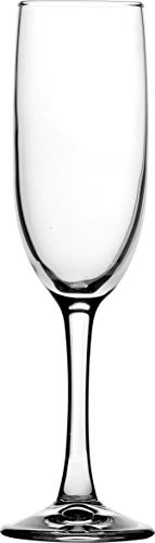 Pasabahce Imperial Plus Flute 5.25oz /15cl, P44819-000000-C12024, Pack of 24 | Smooth-finished rim ensures comfortable drinking, while professional-grade soda-lime glass withstands frequent glasswashing.
