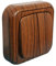 Electro DH Doble conmutador de Superficie 10A/250V~ Color Madera 36.480/DC/MD 8430552139958