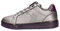 Geox J KOMMODOR Girl A Sneakers, DK Silver/Prune, 31 EU