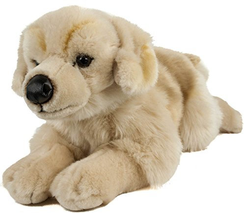 Teddys Rothenburg Kuscheltier Golden Retriever/Labrador 45 cm, liegend, blond, Plüschhund, Plüschgoldenretriever Uni-Toys
