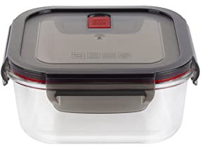 ZWILLING Frischhaltedose aus Glas, quadratisch, 1100 ml