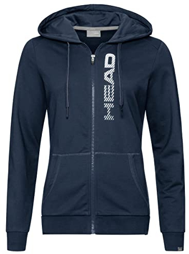 HEAD Sudadera Club Greta FZ Navy Blanco Mujer