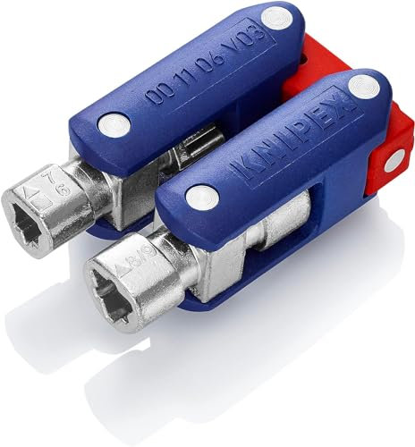 KNIPEX Schaltschrankschlüssel Double-Joint 62 mm, 00 11 06 V03