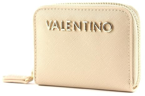 VALENTINO Divina SA Zip Around Wallet XS Ecru