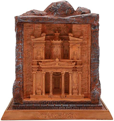 JWCN Hauptdekorationen Altstadt von Petra Architekturmodelle Ornamente Skulpturensammlung Harz Handwerk Touristische Souvenirs Wohnzimmer Bürodekoration Uptodate