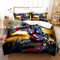 Xikmad Bettwäsche Set Transformers Bettwäsche Für Jungen Und Jugendliche Optimus Prime Bettbezug Mit 2 Kissenbezügen Versteckter Mikrofaser-Reißverschluss (135x200 cm)