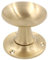 EUROART Contract Oval Mortice Door Knobs - Satin Brass Finishe