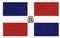 ANJOR Dominikanische Republik Flagge, 91 x 152 cm, mit Messingösen, 91 x 152 cm