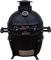 16 Schwarzer hochwertiger Kamado Tischgrill - Ideal für kleine Familientreffen | Echter Holzkohlengeschmack | #304 Edelstahl Grill | Präzise rostfreie Aluminium Belüftungssteuerung | Kompaktes Design