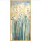 100% cuadros pintados a mano sobre lienzo, simplicidad moderna Florete de oro Flor de árbol Paisaje vertical Obra de arte abstracta pinturas al óleo para la sala de estar Dormitorio Decoraciones d