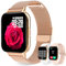 Smartwatch Orologio Donna Chiamate e Risposta Smart Watch con Notifiche Messaggi, Cardiofrequenzimetro, Sonno, SpO2, Orologio Fitness con Contapassi, 8 Sportivo, Orologio Digitale per Android iOS
