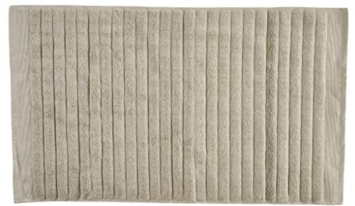Zone Denmark Inu Badematte, 80 x 50 cm, Badezimmerteppich aus 100% Baumwolle, Waschbar, Sand