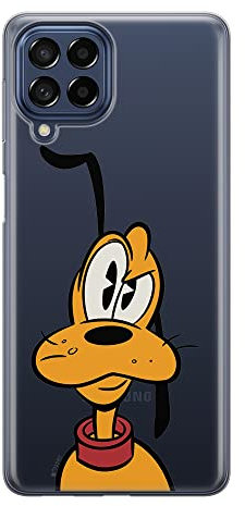 ERT GROUP custodia per cellulare per Samsung M33 5G originale e con licenza ufficiale Disney, modello Pluto 001 adattato in modo ottimale alla forma dello smartphone, parzialmente trasparente