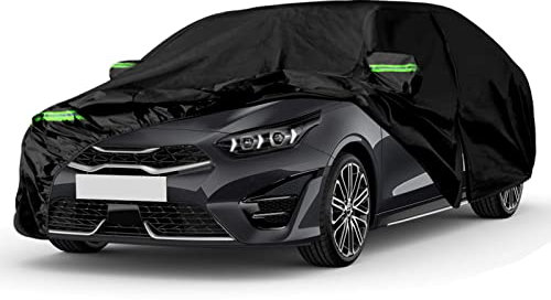 Autoabdeckung Wasserdicht Ersatz für 2018-2024 Kia Proceed GT Hatchback, Vollgarage Autoplane Outdoor, Auto Ganzgarage Abdeckplane Winter Sommer Allwetter Abdeckung Regen Sonne Staub Schnee Schutz
