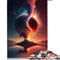 Puzzles für Erwachsene 1000 Teile Sunset Fantasy Puzzle für Erwachsene Kartonpuzzles Familienspiele （Größe 26x38cm）