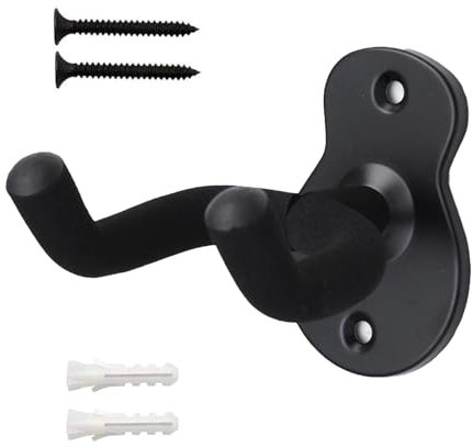 Kirgizta Gitarrenhalter für Die Wand Metall Gitarren Wandhalterung mit Schützendem Schwamm, Universal Gitarrenhalter Wand, Gitarrenhalterung Wand für Bass/Gitarre/Banjo/Ukulele