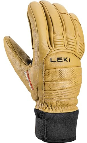 LEKI Unisex Copper 3D Pro Handschuhe, tan-black, 6