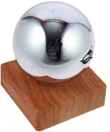 Veemoon Lámparas De Dormitorio De Vidrio Lámpara De Bola De Cristal Lámpara De Noche De Escritorio Luz De Noche De Bola De Cristal Luz De Noche Antigua Lámpara De Cristal 3d Luz Cristalina