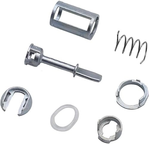 Door Lock Repair Kit, 7pcs Door Lock Barrel Cylinder Repair Kit 3B0837167 for VW Passat Seat Leon Toledo Arosa