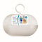 Zale Yardley Panier de douche à suspendre pour baignoires et cabines de douche, panier de douche à suspendre pour ranger savon, shampooing, accessoires de salle de bain (blanc)