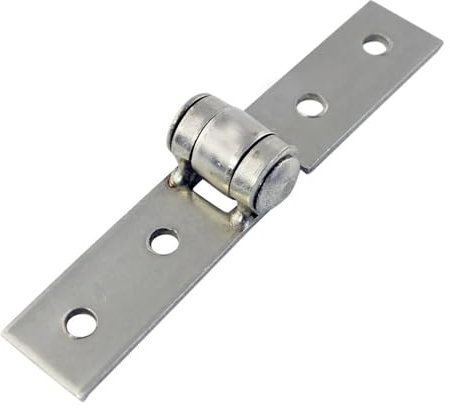 Türscharnier, Stoßscharniere, 1 Stück Edelstahl-Rahmenscharnier for Schranktüren, Glastüren, Balkontüren, Scharniere, Teile, rissbeständig, Vierlochscharnier