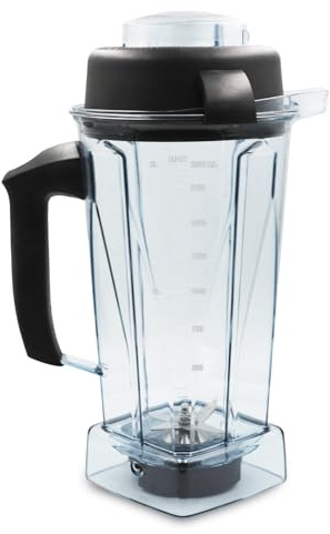 Senlee Para jarra de licuadora Vitamix de 64 onzas, reemplaza 5200 5000 6500 7500 Pro500 Vita-Prep Vm0101 Vm0102 Vm0103 Vm0197 E310 320 Asy172 Classic/Explori. A/Commercial Series etc Contenedor Tarro