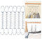 6stück Kleiderbügel Platzsparend, Platz Max Kleiderbügel, Multifunktional Hangers Clothes, Langlebig Und Robust, Kleiderbügel Metall Geeignet Für Hosen, Kleidung, Anzüge Und Kleider