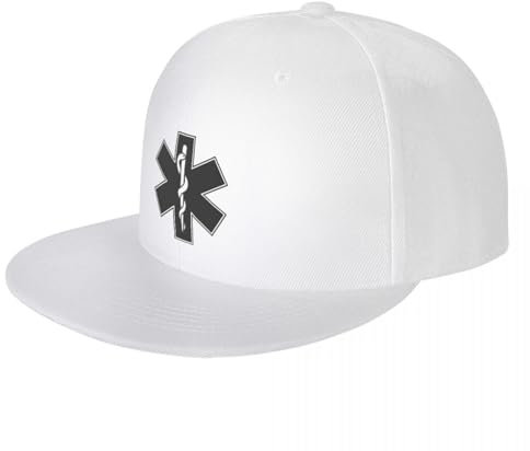 EMS Star of Life Baseballmützen Unisex Snapback Hut Hip Hop Verstellbare Kappe Ausflüge Geschenk