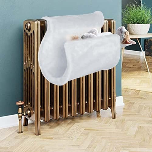 Cat Dog Hanging Radiator Tunnel Bed, Radiator Bed Warm Fleece Beds Basket Cradle, Cradle Plush Grey Cradle S Type Wih Foldable Frame